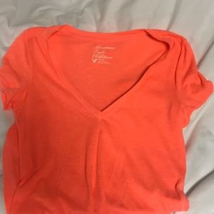 Neon Orange American Eagle T-shirt